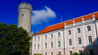 トームペア城脇の庭からよく見えます