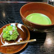 ひがし茶屋街でお茶