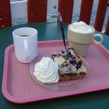 ブルーベリーパイとホットチョコレート