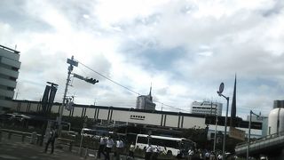 駅前のエリアです