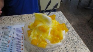 マンゴーミルクかき氷