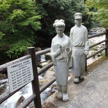 踊り子の銅像、等身大？