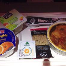 コッシャーの機内食2