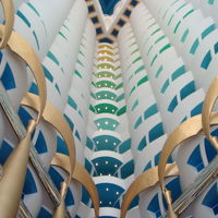 レセプションから上を見た感じ