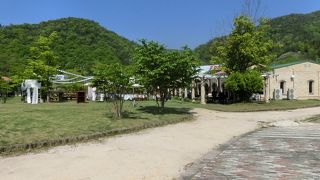 レンガ工場の跡地を利用したイタリアン