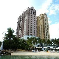 建物の外プライベートビーチから見た観