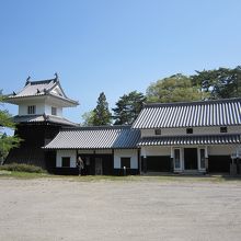 岩村城藩主邸　太皷櫓を内側から見たところ