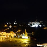 部屋から見える旧市街の夜景