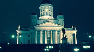 夜に行ったので