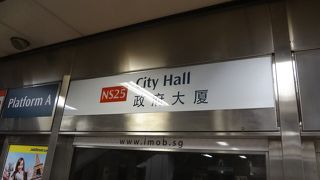 主要エリアにある駅のひとつ