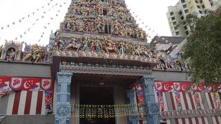 リトルインディアにあるヒンドゥー教寺院