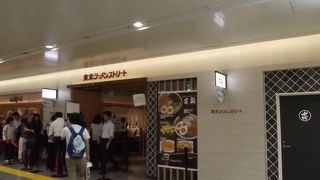 ８店舗のラーメン屋さんが軒を並べている通りです