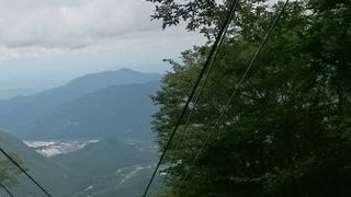 小さなゴンドラで展望台へ