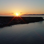 ペシ岬のてっぺんで、夕陽を眺める！