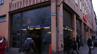 ストックホルム随一の観光スポットへの入り口