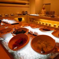 レストランでビュッフェモーニング