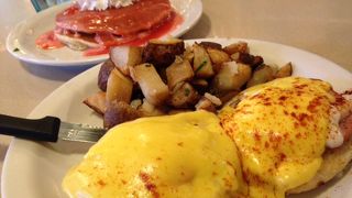 ボリューム満点の美味しい朝食