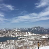かぐらスキー場の眺めは最高でした。