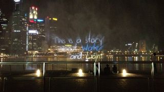 水と光が織りなすショー