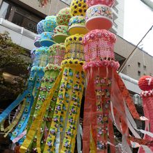 派手ぎみの「吹き流し」