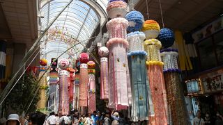 昔の面影残る、仙台七夕まつり