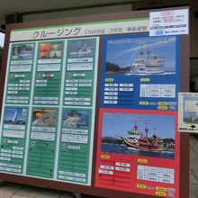 遊覧船の紹介など