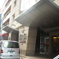 ホテルの入り口です。