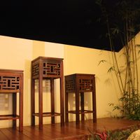 最上階の場合、バルコニーは小庭みたいな空間です