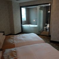 部屋からのバスルーム