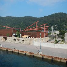 船からの景色　女木島港