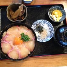 内子で食べた鯛めしが美味！！