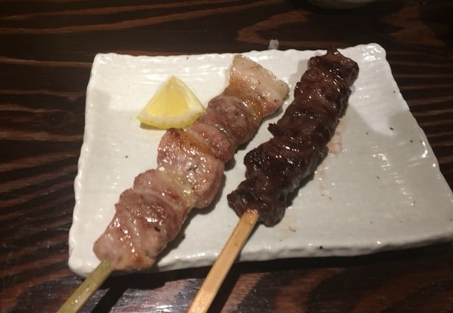 駅地下の牛タン串のおいしいお店