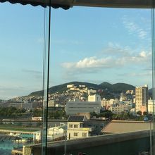 展望レストラン、眺望良いです。