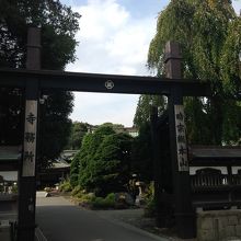 ご朱印はこの先でもらえる