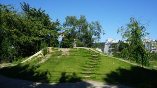 小さな公園でも