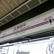 東京競馬場への乗換駅