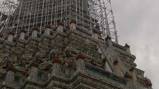 残念ながら長期間の修復工事の真っ只中