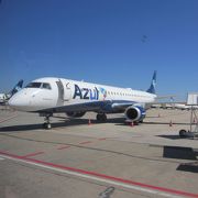 Azul 航空の本拠地で凄く便利