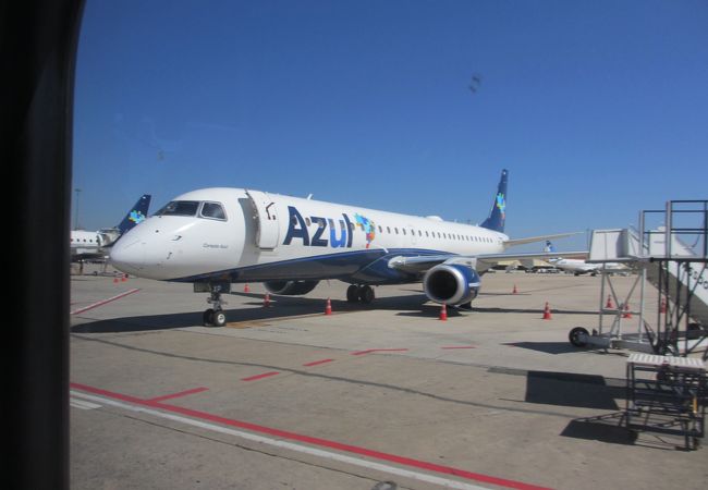 Azul 航空の本拠地で凄く便利