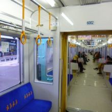 車内はこんなかんじ。