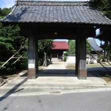 御門越しの柳堂