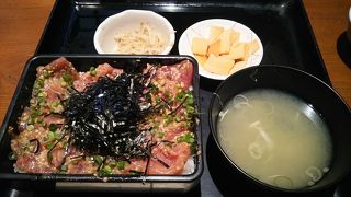 まぐろ重がおいしい！