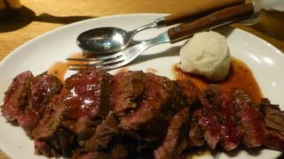 昼からレアステーキを食べよう