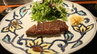 バブルの香り漂う鉄板焼屋さん