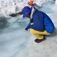 氷河の水を飲むと長生きできるそうです