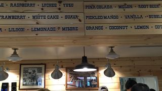 レインボー色のかき氷を是非！