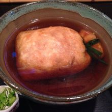 1番人気の巾着きつね