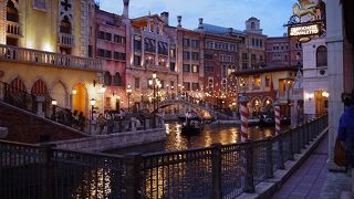 夜風が気持ち良いゴンドラ