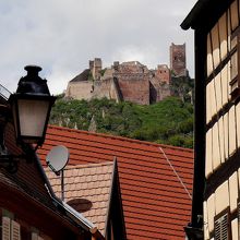 Chateau du Girsbergがよく見える