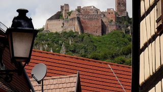 歴史とたたずまいのいい街　コウノトリの巣がすごい